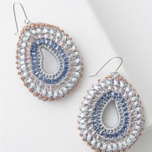 Noonday Collection Moon Water Earrings Brand New